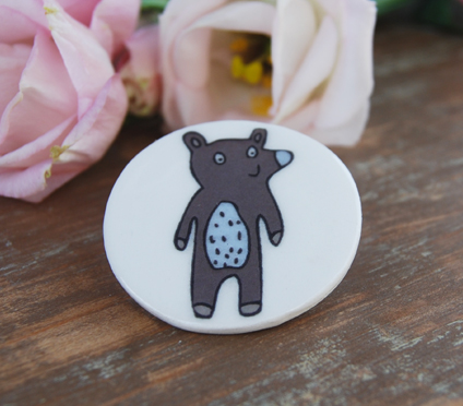 Bear Brooch